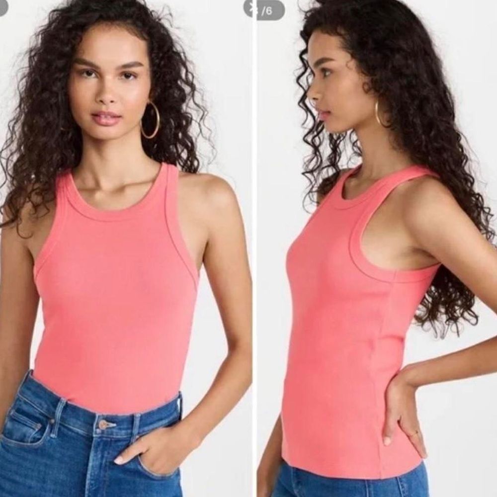 NEW Mother Move It Conch Shell Chin Up Ribbed Tank Top Women’s Small